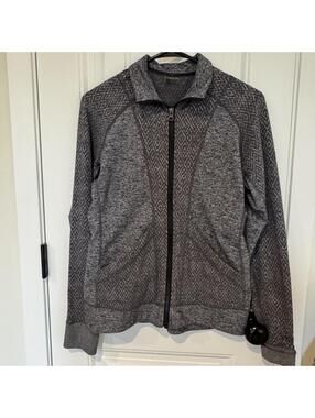 Marmot Women's Small Gray Patterned Full Zip Jacket